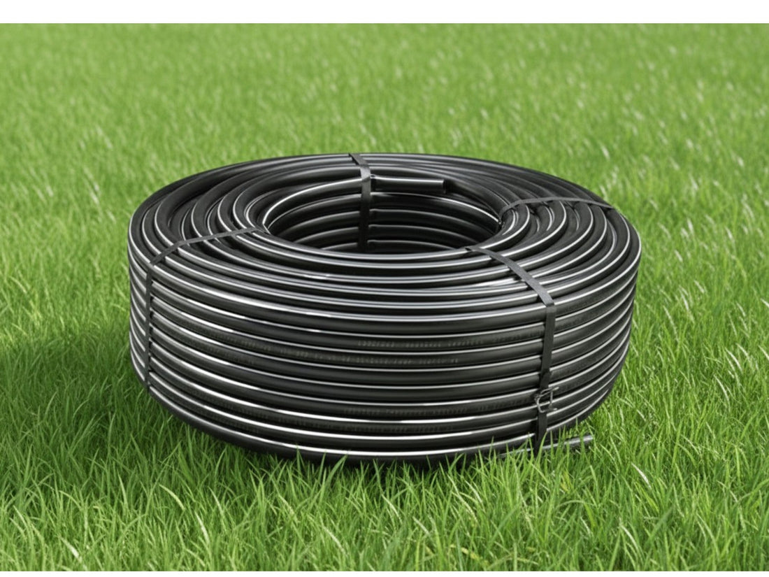 Black poly tubing for irrigation systems
